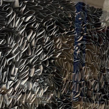 3D Leather Wall Art Textured Loop Hanging Artwork