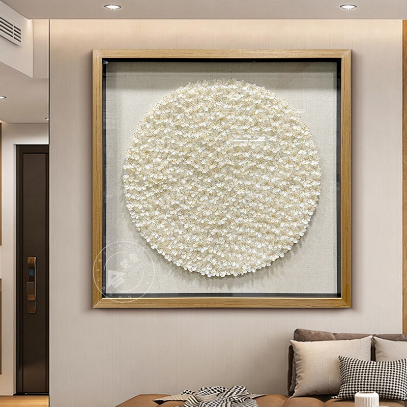 Natural Seashell Wall Art Flower Hanging Sculpture