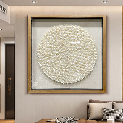 Natural Seashell Wall Art Flower Hanging Sculpture