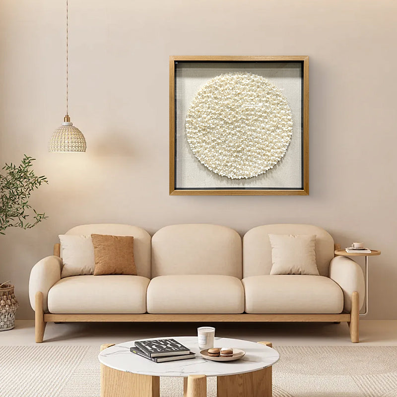 Natural Seashell Wall Art Flower Hanging Sculpture
