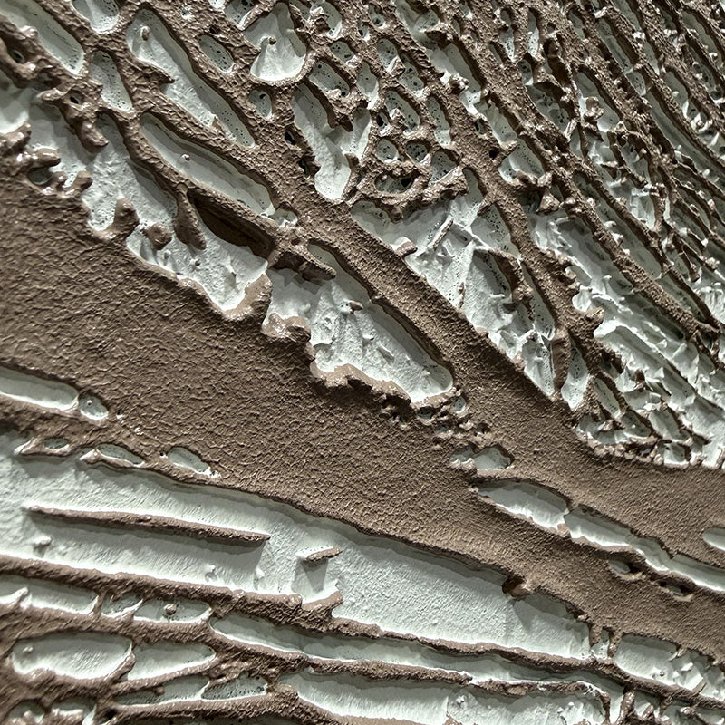 Abstract Earth Tone Organic Textured Wall Art