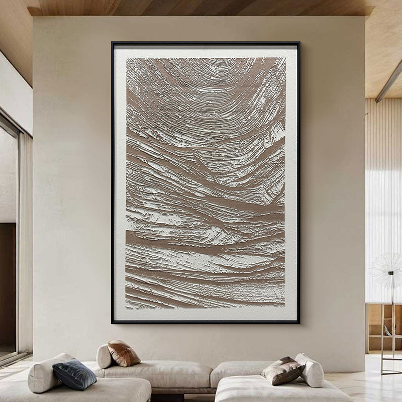 Abstract Earth Tone Organic Textured Wall Art