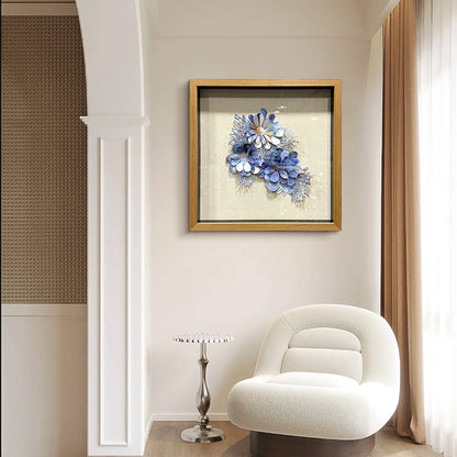 Aluminum Metal Flower Wall Art Hanging Sculpture