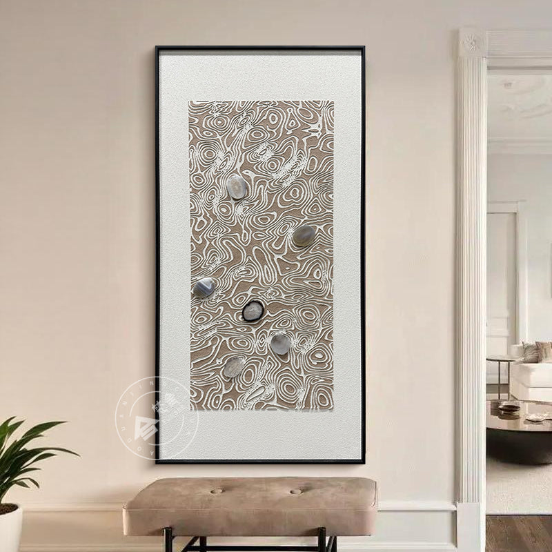 Luxury Heavy Impasto Wave Dimensional Wall Art