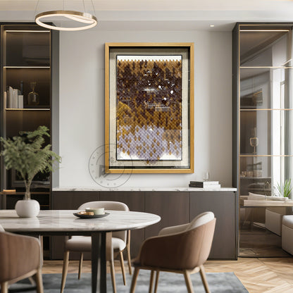 Modern Abstract Acrylic Wall Art Luxury Textured Hanging Sculpture Artwork