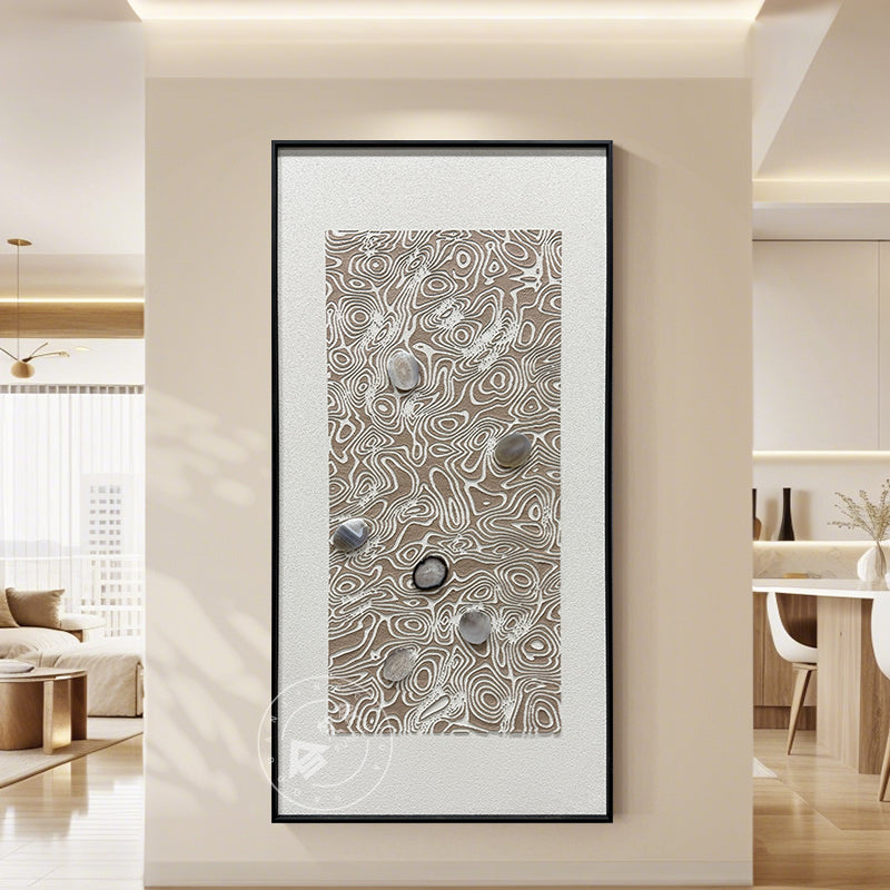 Luxury Heavy Impasto Wave Dimensional Wall Art