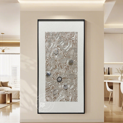 Luxury Heavy Impasto Wave Dimensional Wall Art