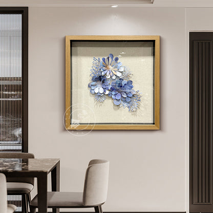 Aluminum Metal Flower Wall Art Hanging Sculpture