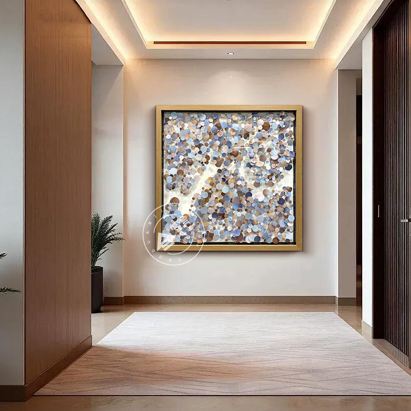 3D Floating PVC Disc Pin Art Shadow Box