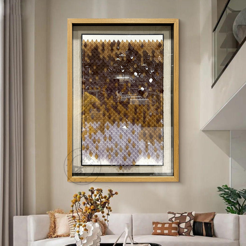 Modern Abstract Acrylic Wall Art Luxury Textured Hanging Sculpture Artwork