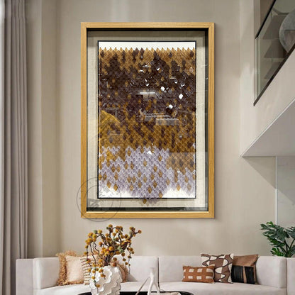 Modern Abstract Acrylic Wall Art Luxury Textured Hanging Sculpture Artwork