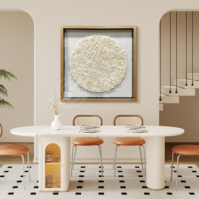 Natural Seashell Wall Art Flower Hanging Sculpture
