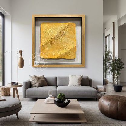 3D Wood Relief Resin Crackle Wall Art