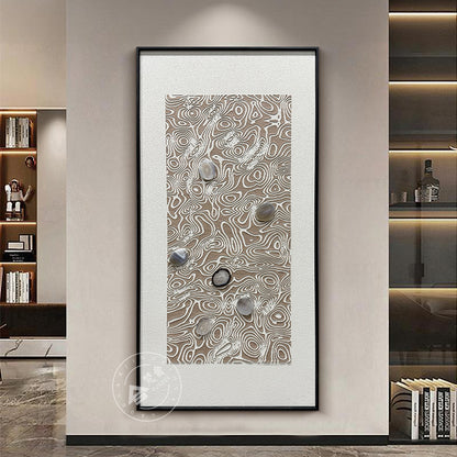 Luxury Heavy Impasto Wave Dimensional Wall Art