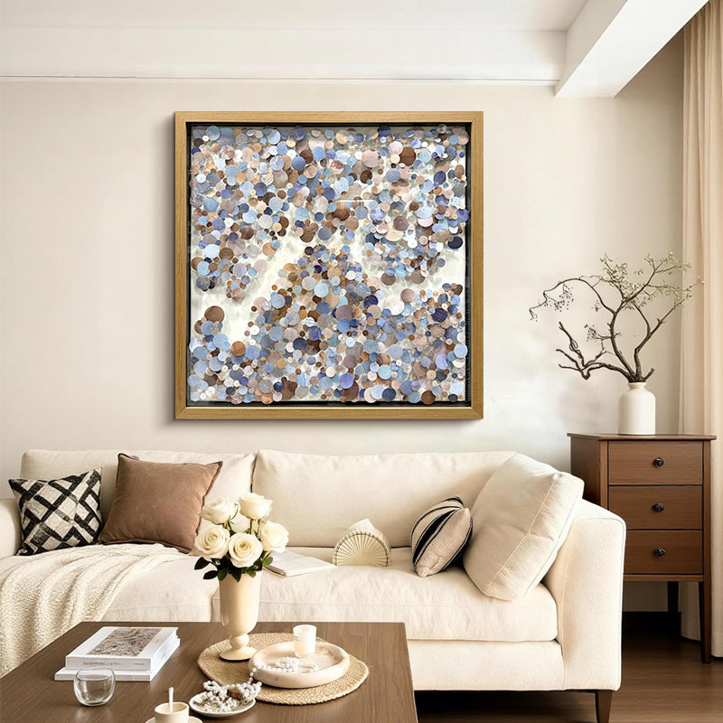 3D Floating PVC Disc Pin Art Shadow Box