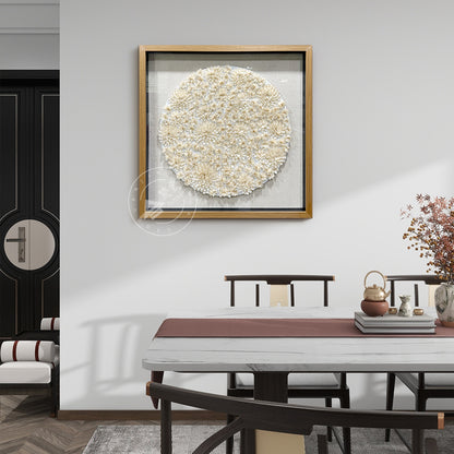 Natural Seashell Wall Art Flower Hanging Sculpture