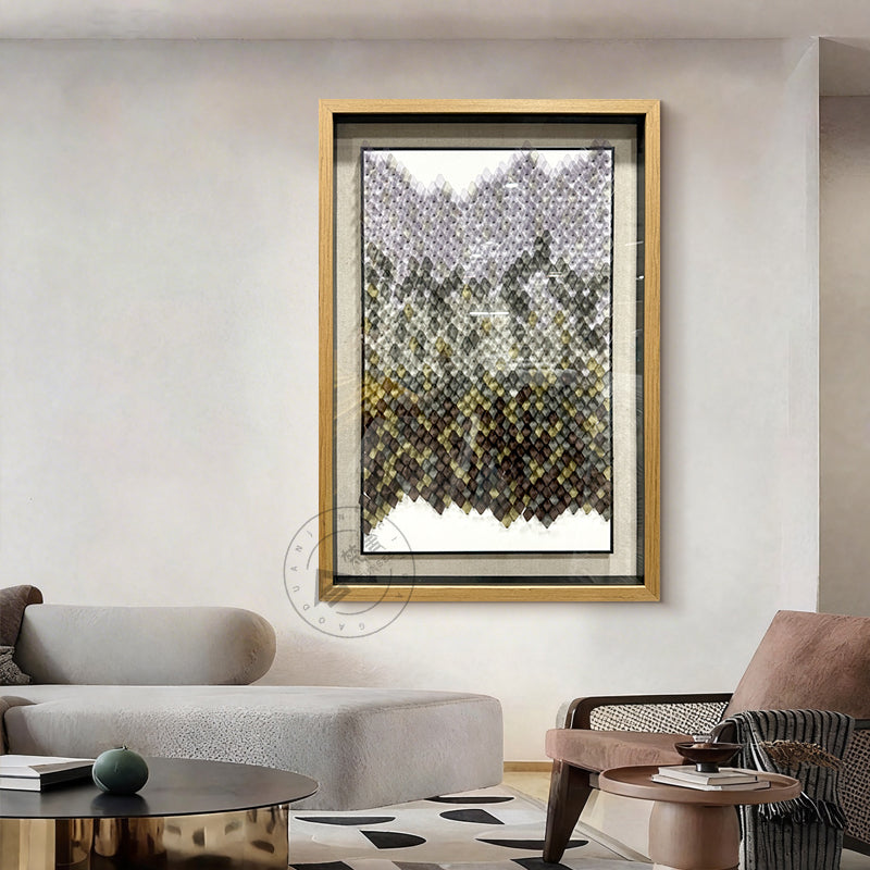 Modern Abstract Acrylic Wall Art Luxury Textured Hanging Sculpture Artwork