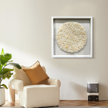 Natural Seashell Wall Art Flower Hanging Sculpture