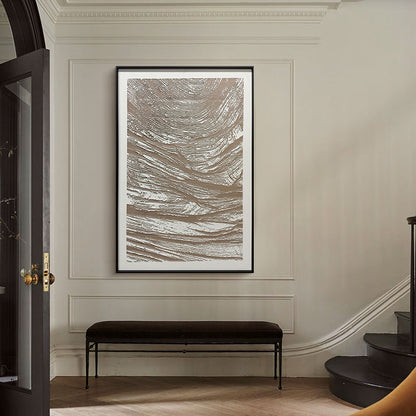 Abstract Earth Tone Organic Textured Wall Art