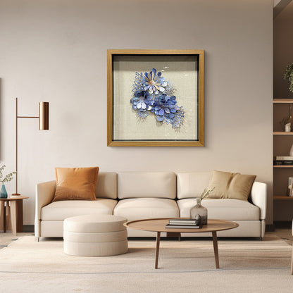 Aluminum Metal Flower Wall Art Hanging Sculpture
