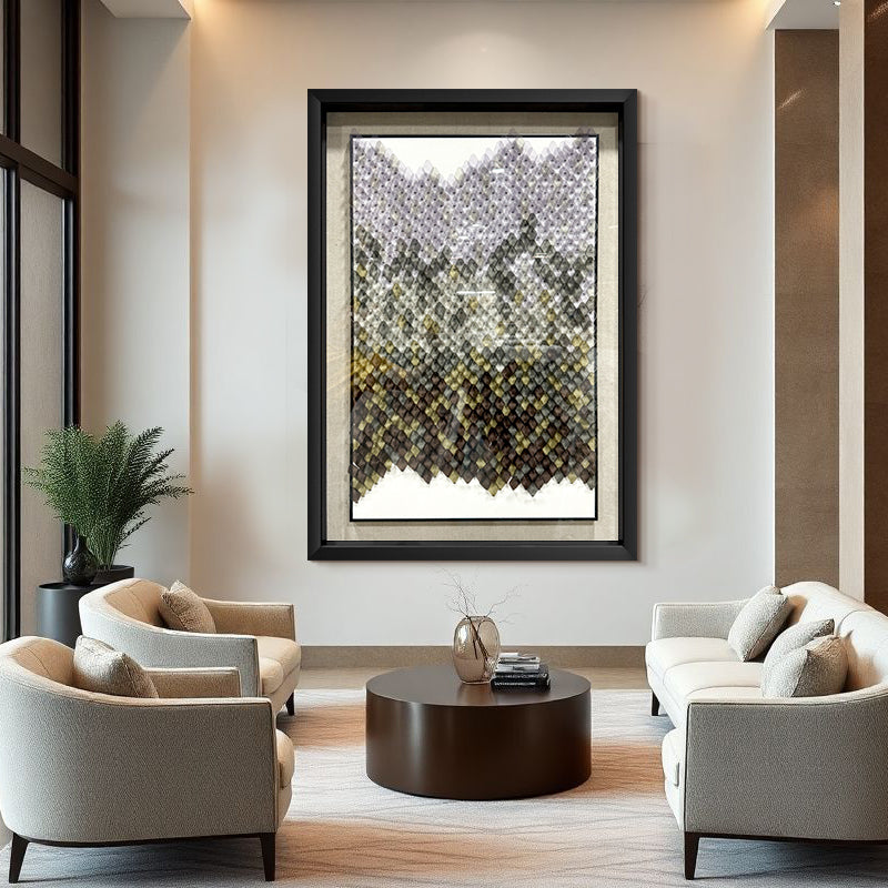 Modern Abstract Acrylic Wall Art Luxury Textured Hanging Sculpture Artwork
