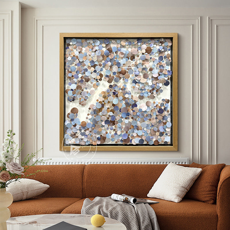 3D Floating PVC Disc Pin Art Shadow Box