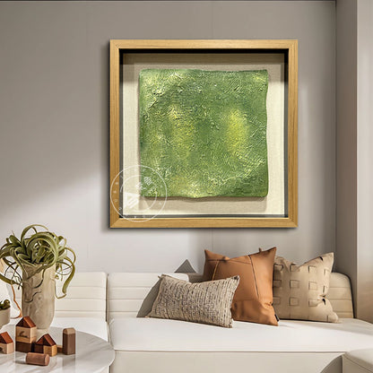 3D Wood Relief Resin Crackle Wall Art