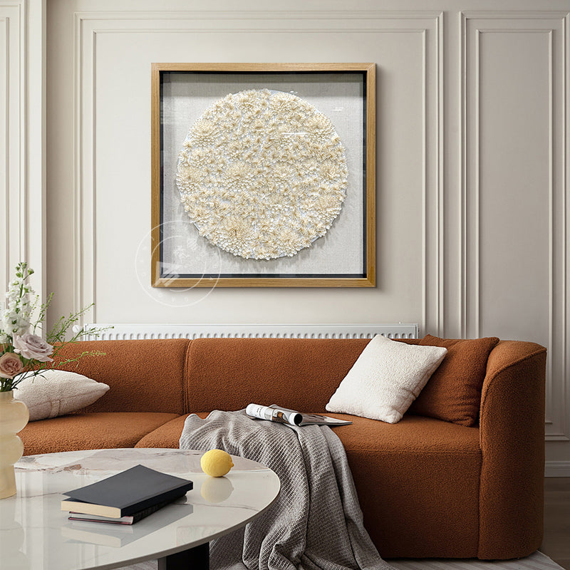 Natural Seashell Wall Art Flower Hanging Sculpture