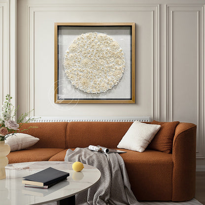 Natural Seashell Wall Art Flower Hanging Sculpture
