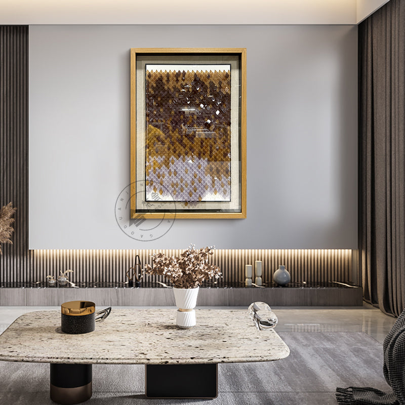 Modern Abstract Acrylic Wall Art Luxury Textured Hanging Sculpture Artwork