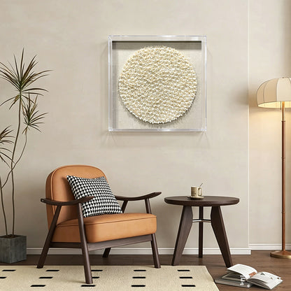 Natural Seashell Wall Art Flower Hanging Sculpture