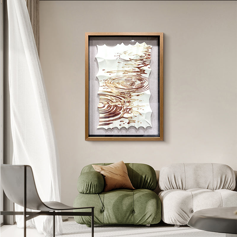 Carved Wood Fluid Abstract Wave Wall Art