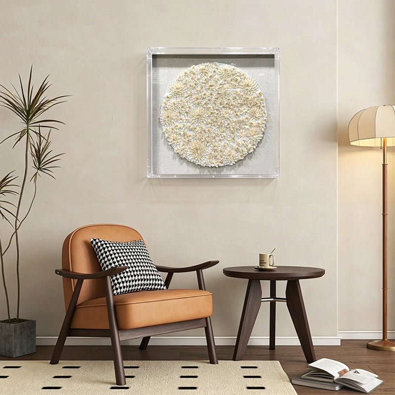 Natural Seashell Wall Art Flower Hanging Sculpture