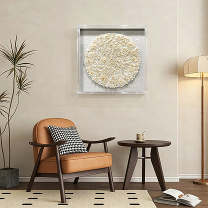 Natural Seashell Wall Art Flower Hanging Sculpture
