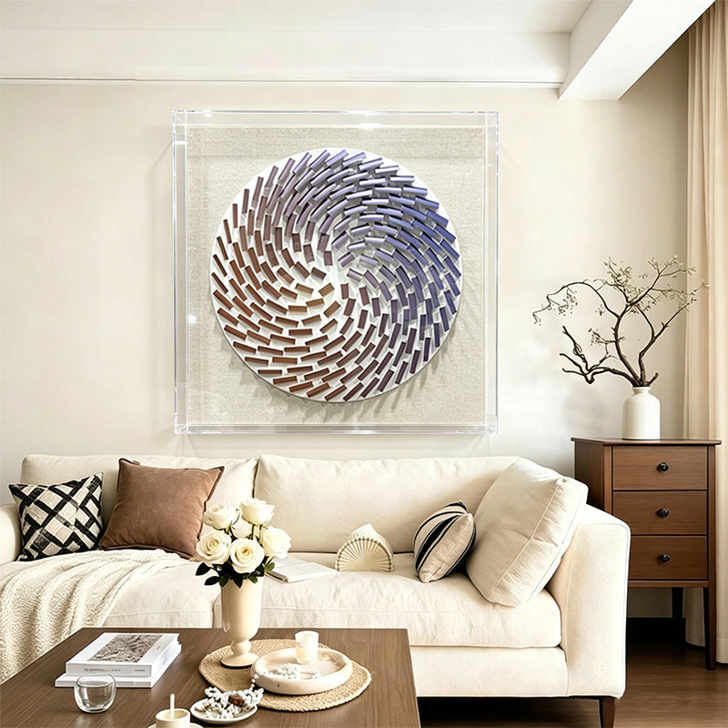 3D Parametric Acrylic Matrix Wall Sculpture