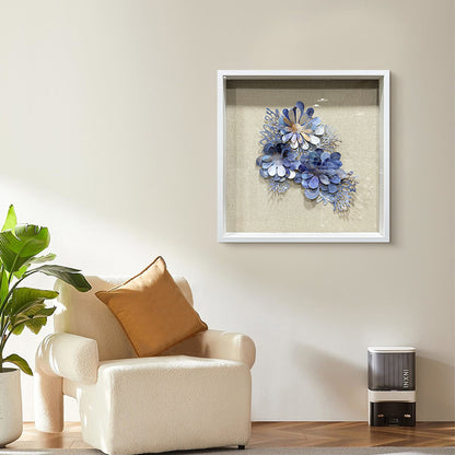 Aluminum Metal Flower Wall Art Hanging Sculpture