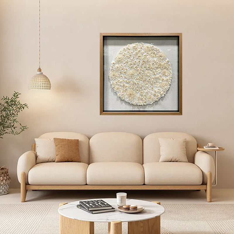 Natural Seashell Wall Art Flower Hanging Sculpture