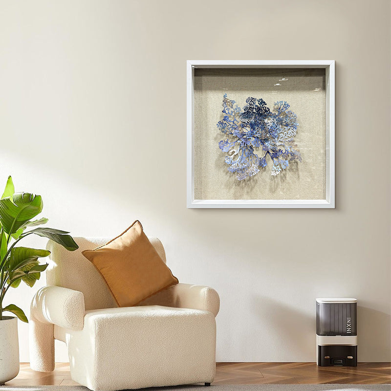 Aluminum Metal Flower Wall Art Hanging Sculpture