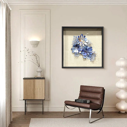 Aluminum Metal Flower Wall Art Hanging Sculpture