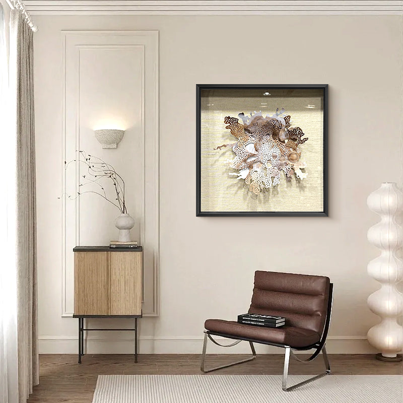 Aluminum Metal Flower Wall Art Hanging Sculpture