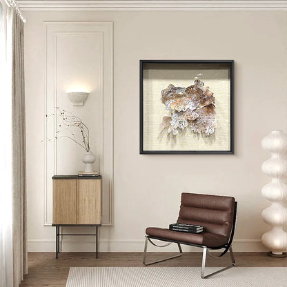 Aluminum Metal Flower Wall Art Hanging Sculpture
