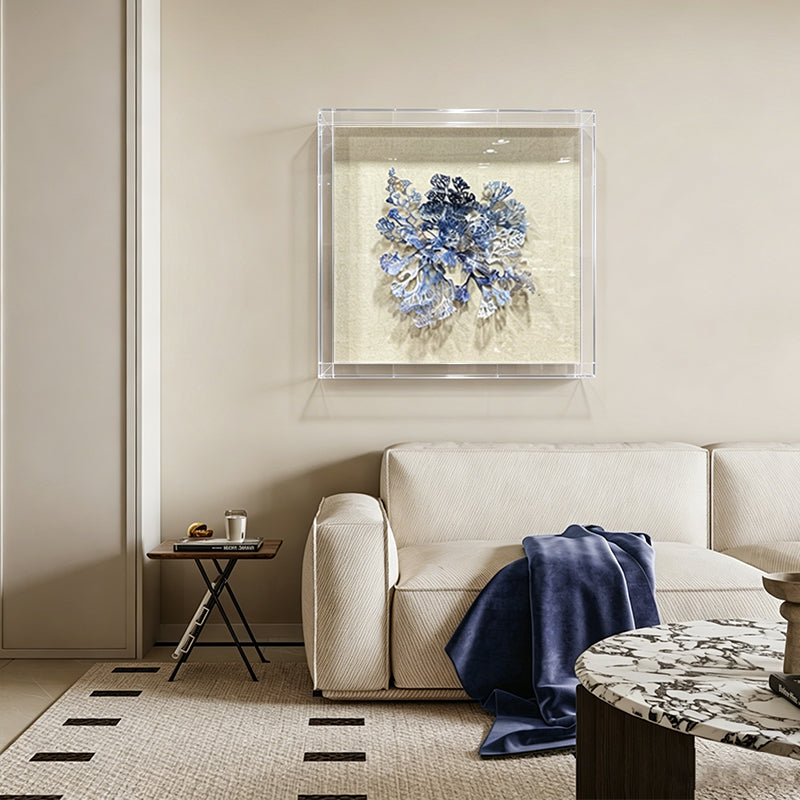 Aluminum Metal Flower Wall Art Hanging Sculpture