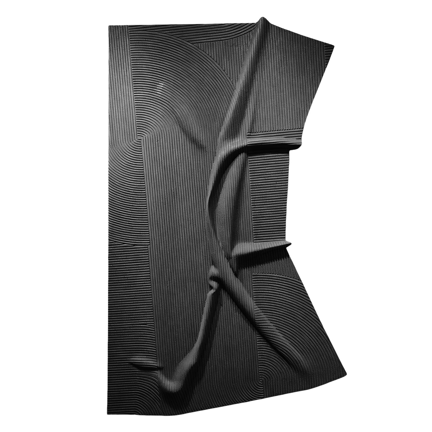 Golden Fold Carved Wall Panel