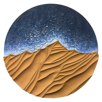 Forest Canyon Round Sandstone Art