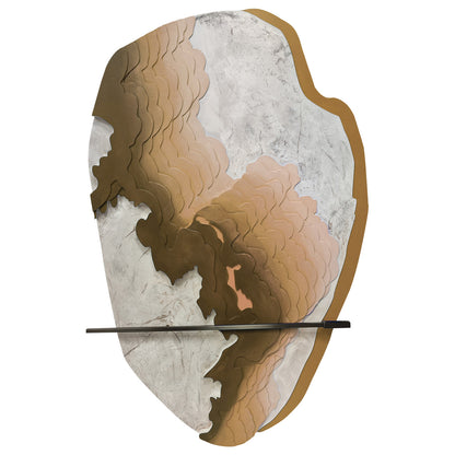 Blue Rift Stone Textured Wall Art