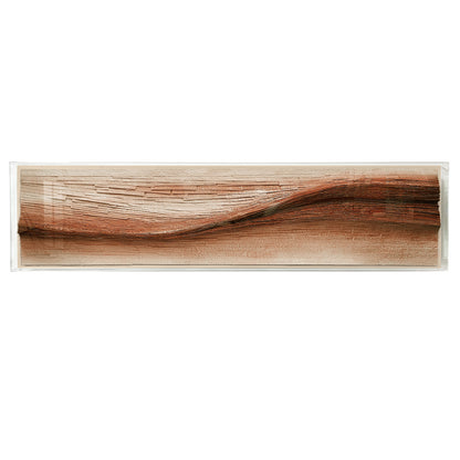 Teal Current Horizontal Textured Art
