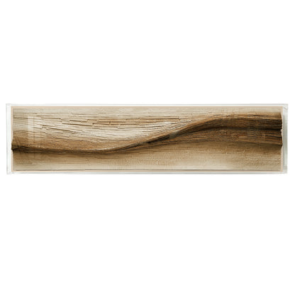 Teal Current Horizontal Textured Art