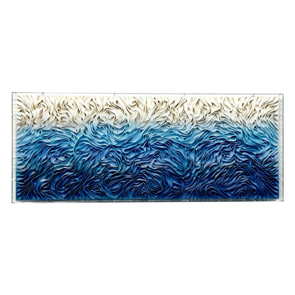 Sunset Grass Fiber Wall Installation