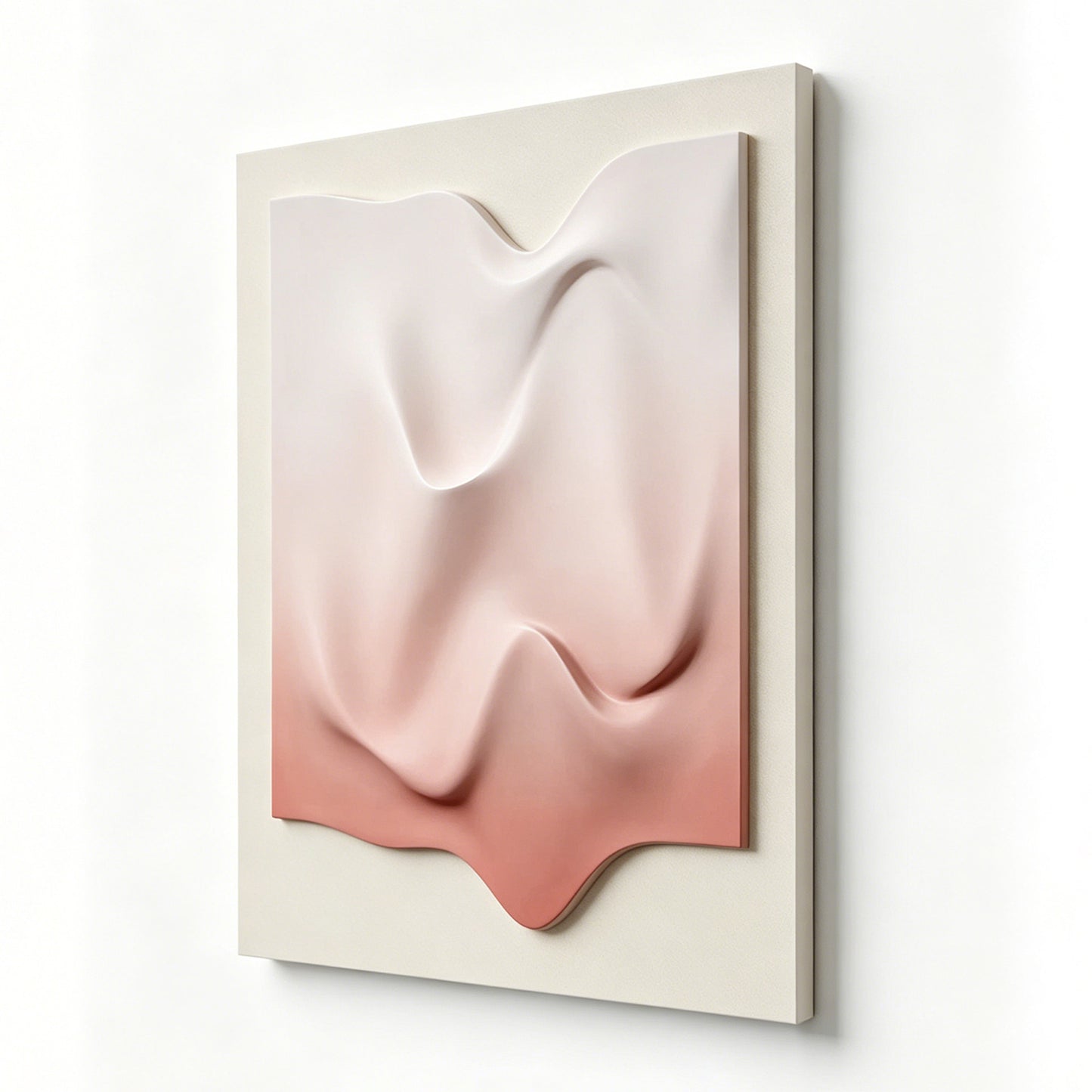 Ivory Rising Form Wall Relief