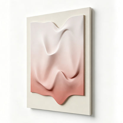 Ivory Rising Form Wall Relief